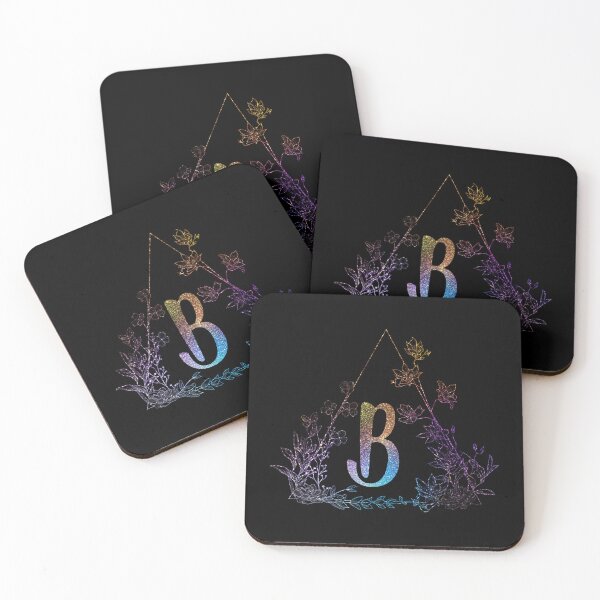Item preview, Cute Floral Monogram B| Monogram B designed and sold by ModernStyleBoho.