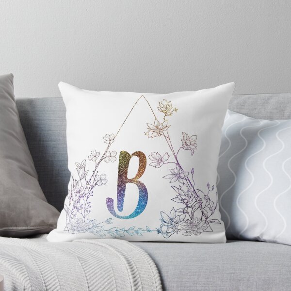 Item preview, Cute Floral Monogram B| Monogram B designed and sold by ModernStyleBoho.