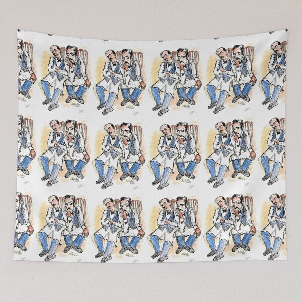 Item preview, Two Waiters Resting Between Customers designed and sold by DonSylvester.