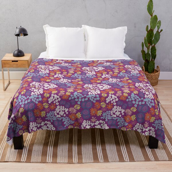 Item preview, Purple summer floral designed and sold by SisterlyLove.