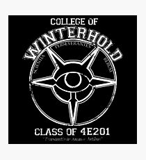 Winterhold College Photographic Print