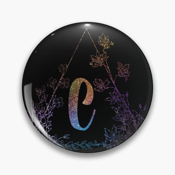 Item preview, Cute Floral Monogram C| Monogram C designed and sold by ModernStyleBoho.