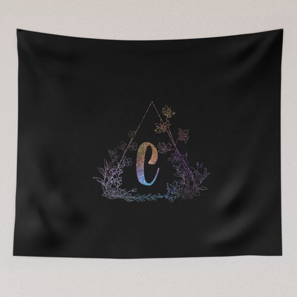 Item preview, Cute Floral Monogram C| Monogram C designed and sold by ModernStyleBoho.