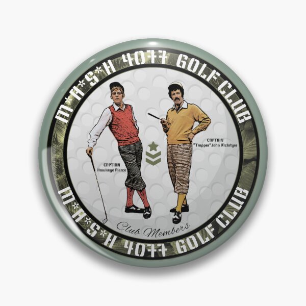 Item preview, 4077 Golf club -Hawkeye and Trapper - MASH 1970 designed and sold by Starboy Design.