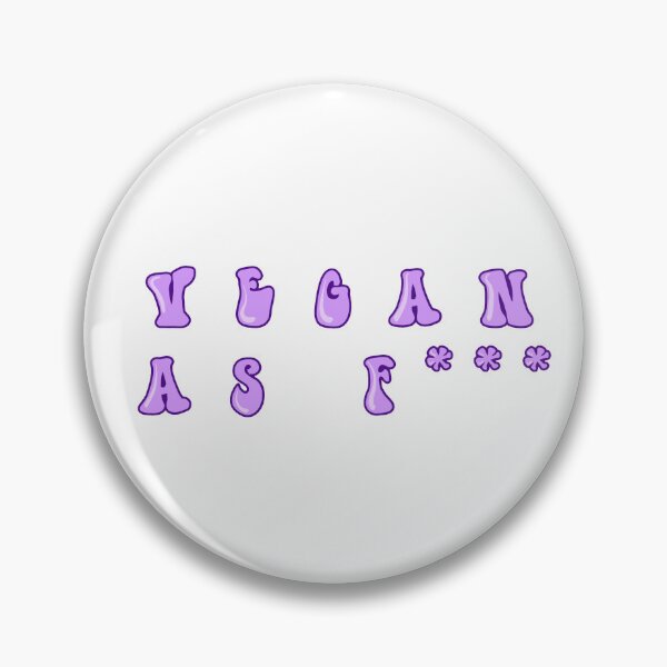 Item preview, Vegan as F*** designed and sold by Wicked Creationz.