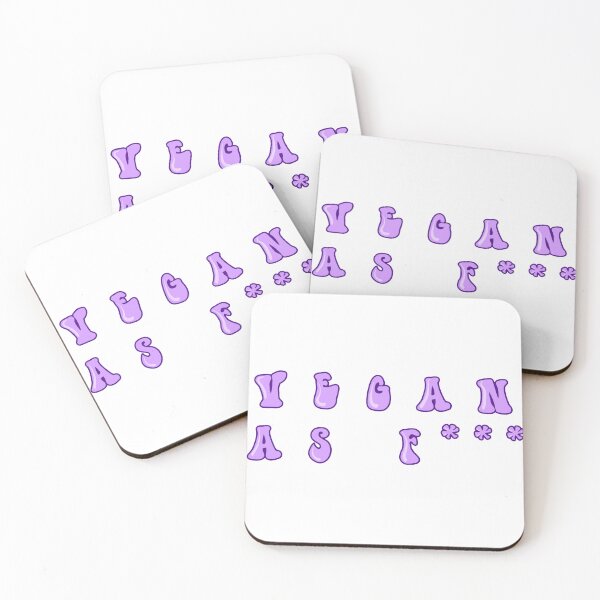 Item preview, Vegan as F*** designed and sold by Wicked Creationz.