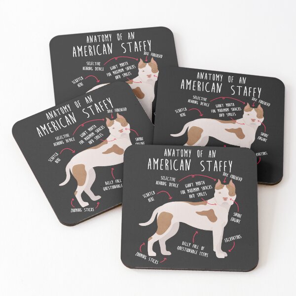 Item preview, American Staffordshire Terrier Amstaff Anatomy designed and sold by Clara Hollins.
