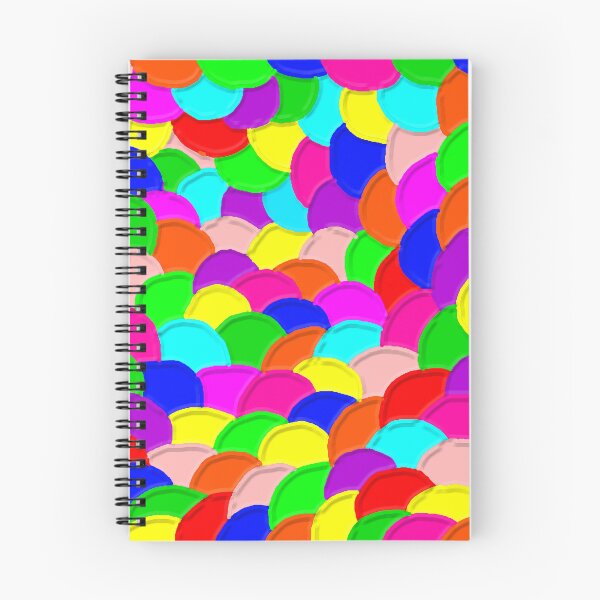 Item preview, Rainbow Dragon Scales, Psychedelic Abstract Painting, Single and Large Sized Repeating Pattern designed and sold by Nicolette Olivier.
