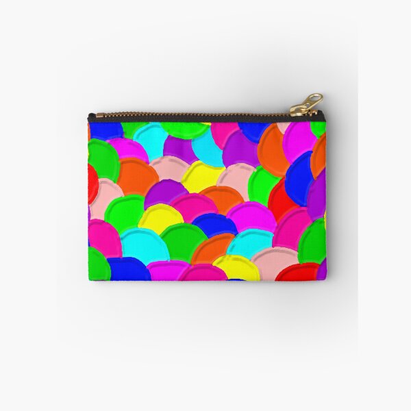 Item preview, Rainbow Dragon Scales, Psychedelic Abstract Painting, Single and Large Sized Repeating Pattern designed and sold by Nicolette Olivier.