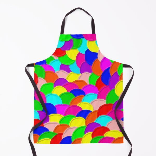 Item preview, Rainbow Dragon Scales, Psychedelic Abstract Painting, Single and Large Sized Repeating Pattern designed and sold by Nicolette Olivier.