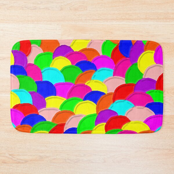 Item preview, Rainbow Dragon Scales, Psychedelic Abstract Painting, Single and Large Sized Repeating Pattern designed and sold by Nicolette Olivier.