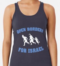 Offene Grenzen für Israel Tanktop für Frauen