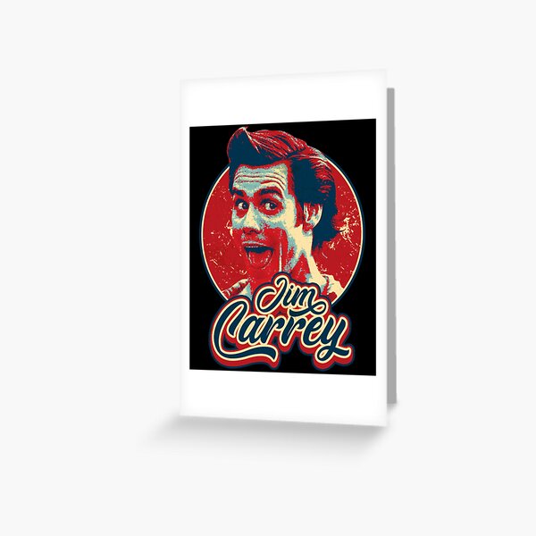 Jim Carrey Greeting Card