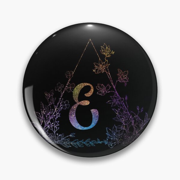 Item preview, Cute Floral Monogram E| Monogram E designed and sold by ModernStyleBoho.