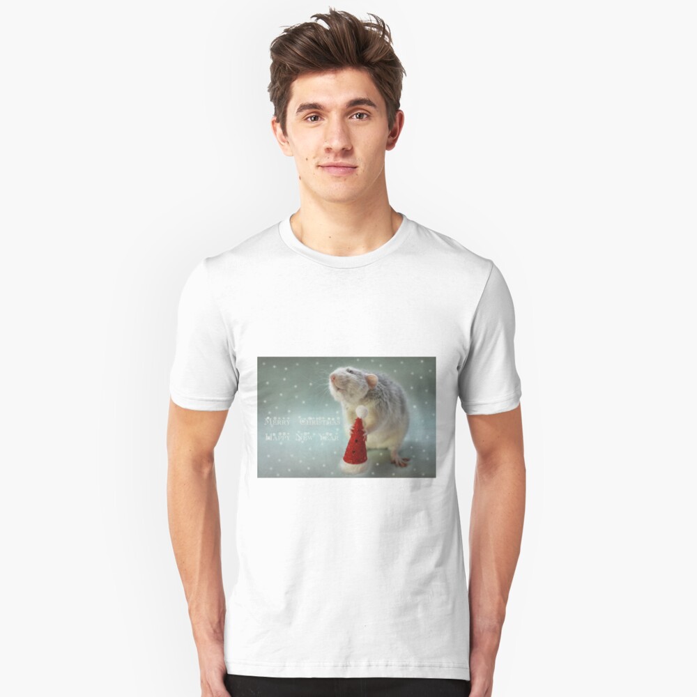 Merry Christmas and Happy new year! Slim Fit T-Shirt