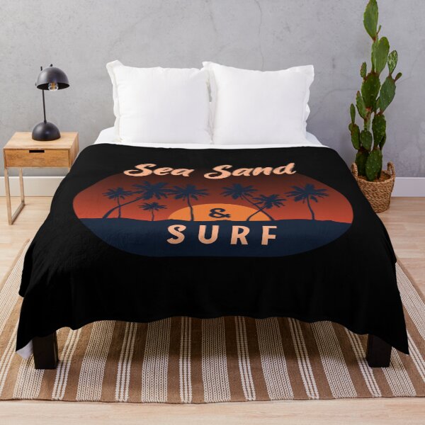 Item preview, Sea Sand & Surf | Tropical Ocean | Surfing Design  designed and sold by Ravenvine.