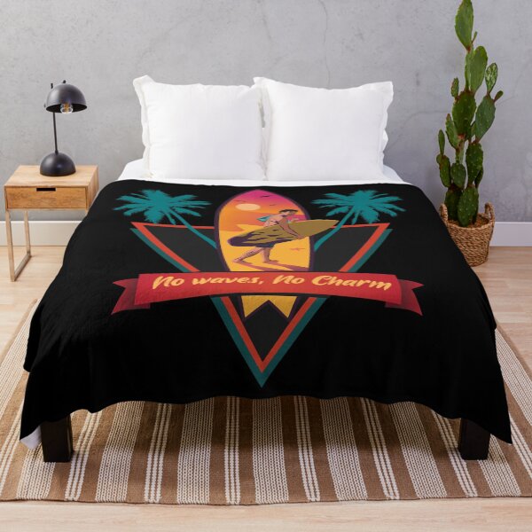 Item preview, No Waves, No Charm | Hand Loose | Surfing | Tropical Ocean designed and sold by Ravenvine.