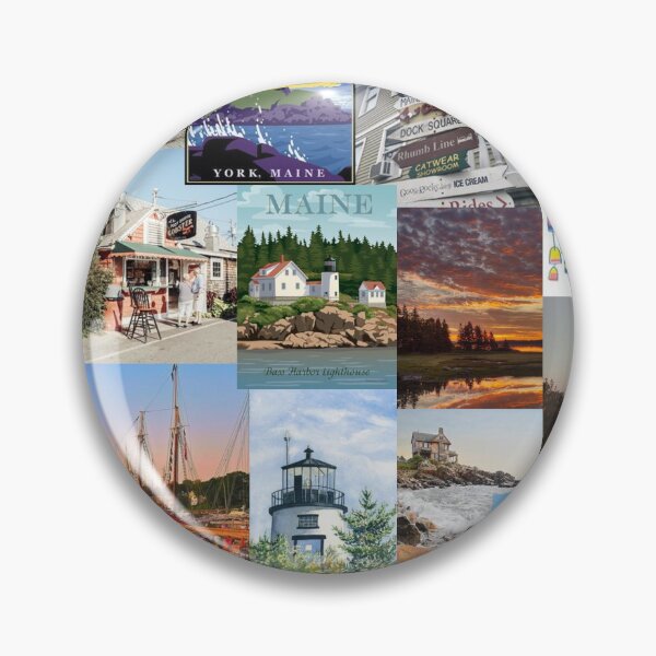 Item preview, maine aesthetic collage designed and sold by morgananjos.