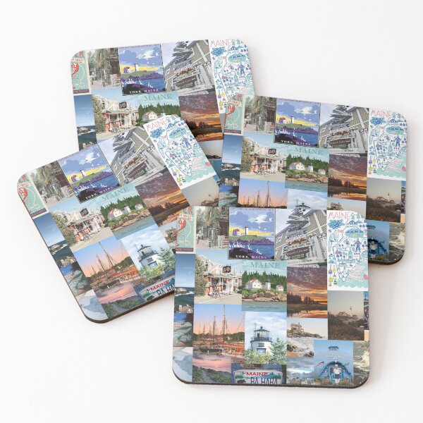 Item preview, maine aesthetic collage designed and sold by morgananjos.