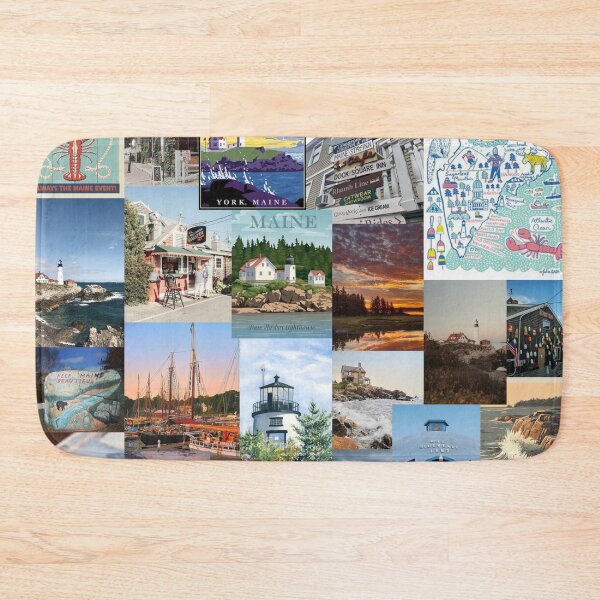 Item preview, maine aesthetic collage designed and sold by morgananjos.