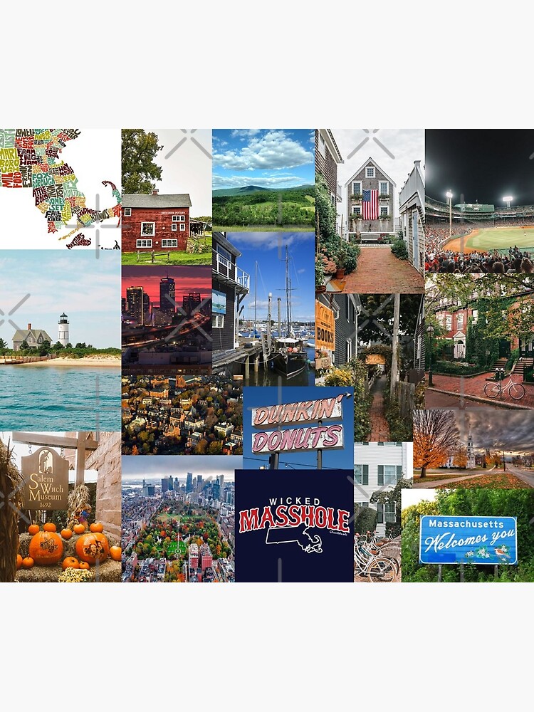 "massachusetts aesthetic collage" Poster for Sale by