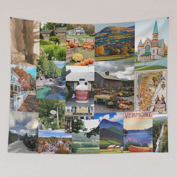 Item preview, vermont aesthetic collage designed and sold by morgananjos.