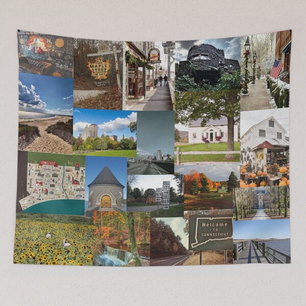 Item preview, connecticut aesthetic collage designed and sold by morgananjos.