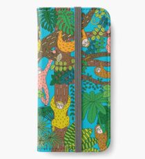 Happy Sloths Jungle iPhone Wallet/Case/Skin