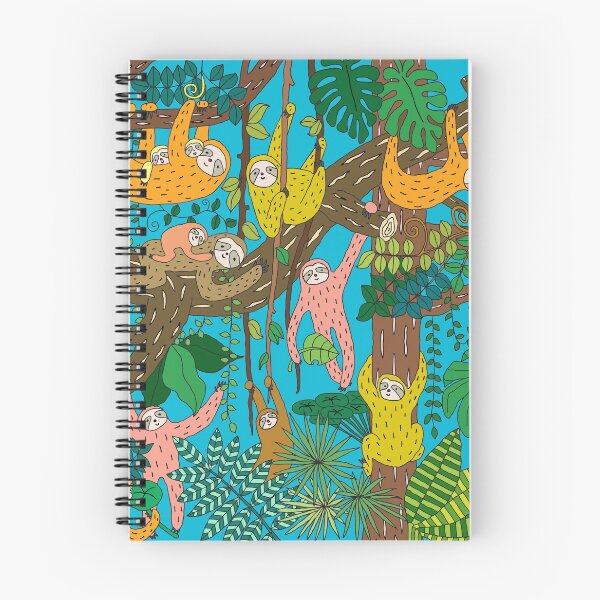 Item preview, Happy Sloths Jungle   designed and sold by m-lapino.