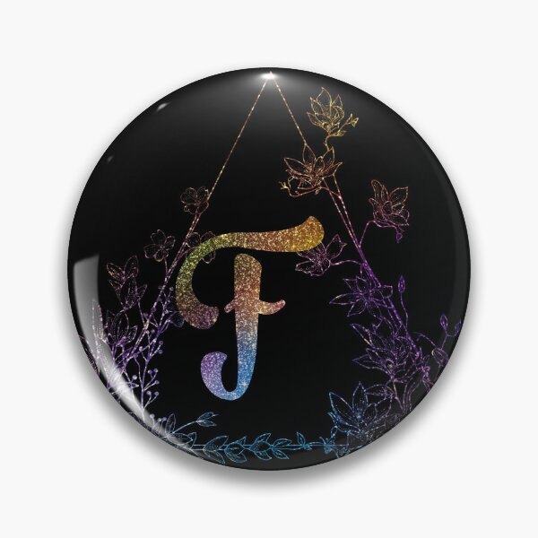 Item preview, Cute Floral Monogram F| Monogram F designed and sold by ModernStyleBoho.