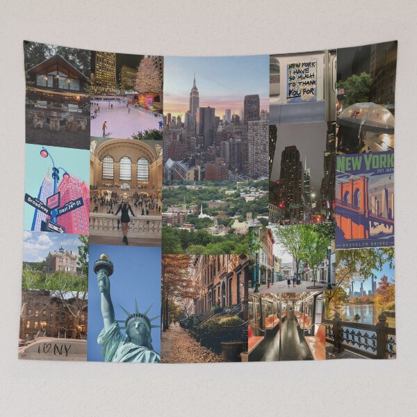 Item preview, new york aesthetic collage designed and sold by morgananjos.