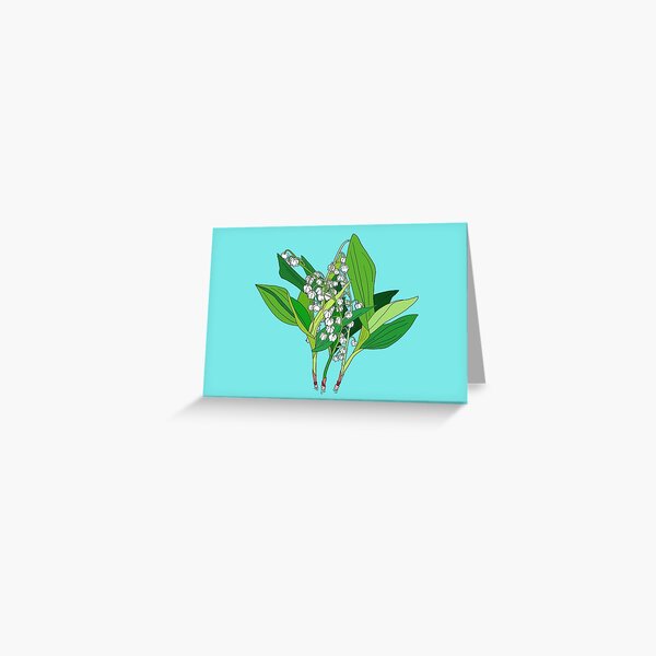Lilly of the Valley Greeting Card