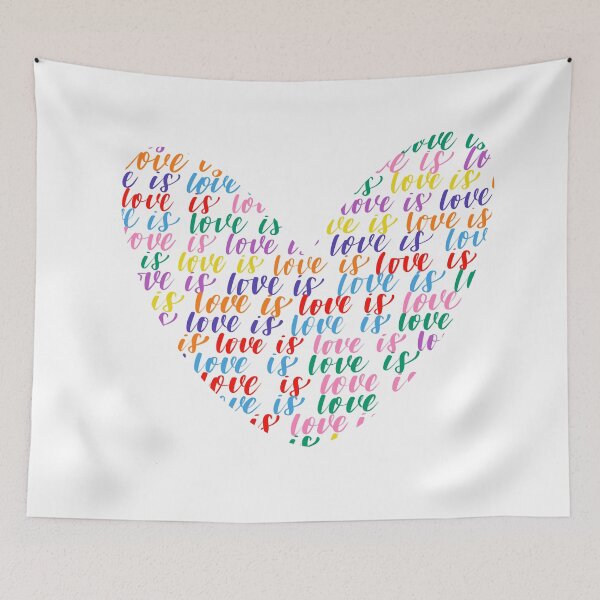 Artikelvorschau, Love is Love Heart Art entworfen und verkauft von erikakcreates.