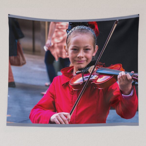 Item preview, Young violinist  designed and sold by indiafrankk.