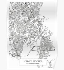 Copenhagen Map Poster
