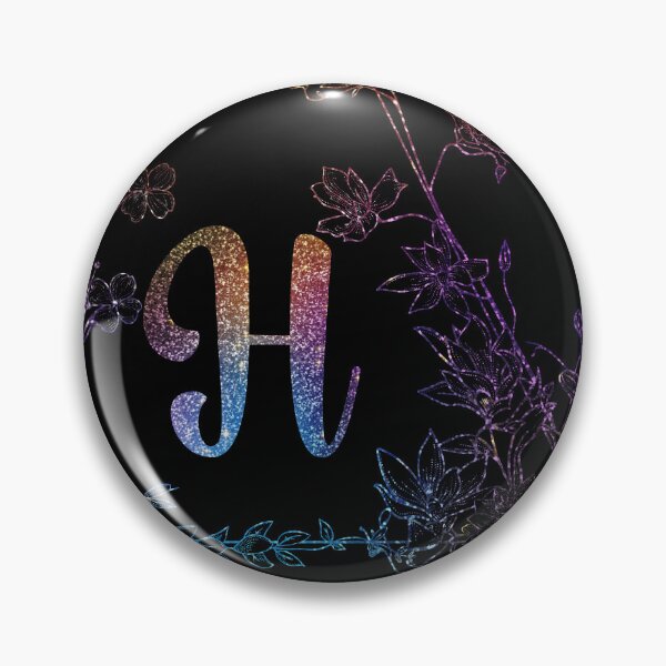 Item preview, Cute Floral Monogram H| Monogram H designed and sold by ModernStyleBoho.