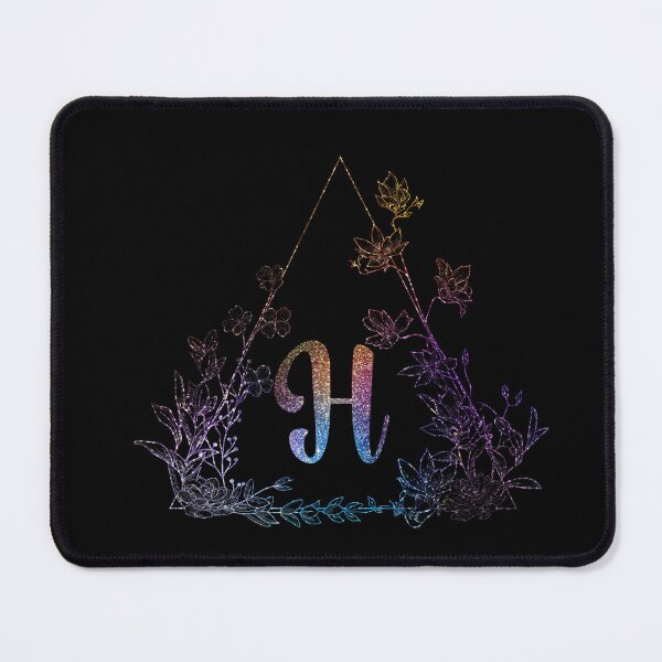 Item preview, Cute Floral Monogram H| Monogram H designed and sold by ModernStyleBoho.
