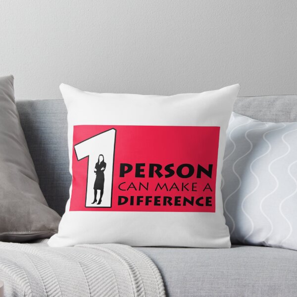 Item preview, one person can make a difference designed and sold by orvalrochefort.