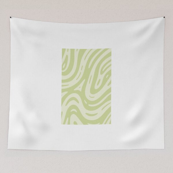 Item preview, Retro green squiggle bubbly design designed and sold by cambrieadams.