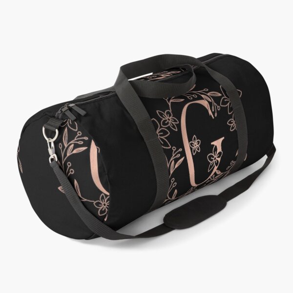 Item preview, Cute Rose Gold Floral Monogram G designed and sold by ModernStyleBoho.