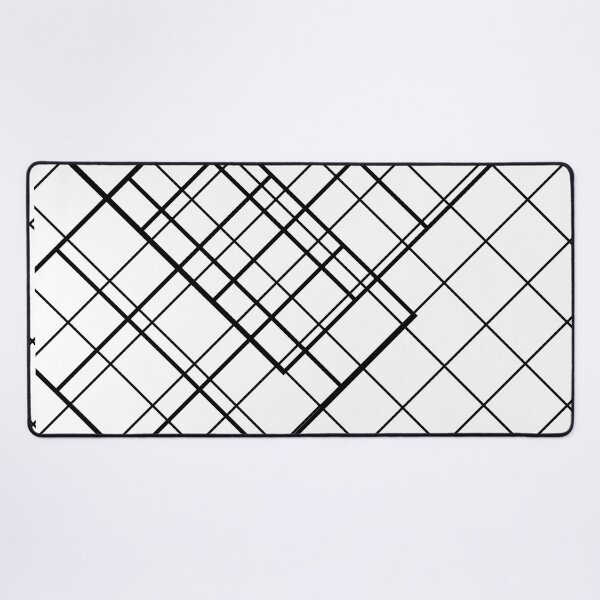 Item preview, Geometric Design in Black and White Large Sized Repeating Pattern designed and sold by Nicolette Olivier.