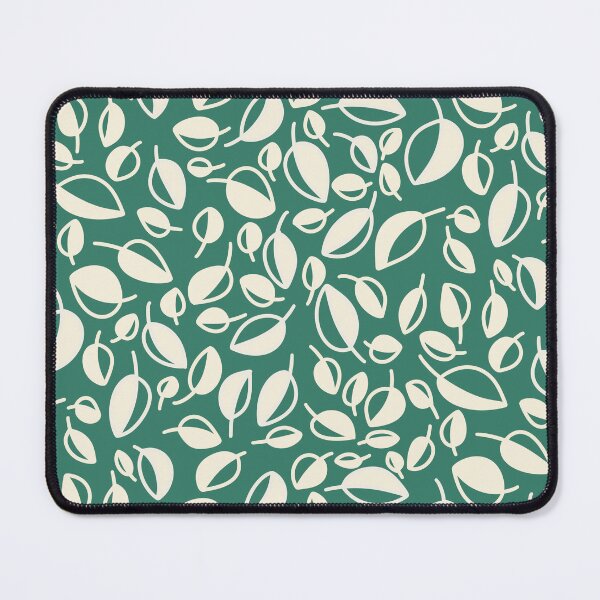 Item preview, Minimalist Leaves on Green designed and sold by WalkSimplyArt.