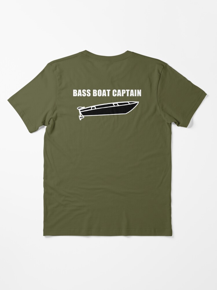 Funny Fishing Shirt Bass Boat Captain T-Shirt Aluminum Jon V Flat