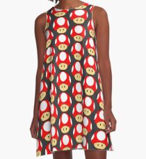 Super Mushroom A-Line Dress