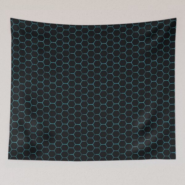Artikelvorschau, Hexagon Ice Futuristic Geometric Sci-fi design entworfen und verkauft von Art-and-Archaeo.
