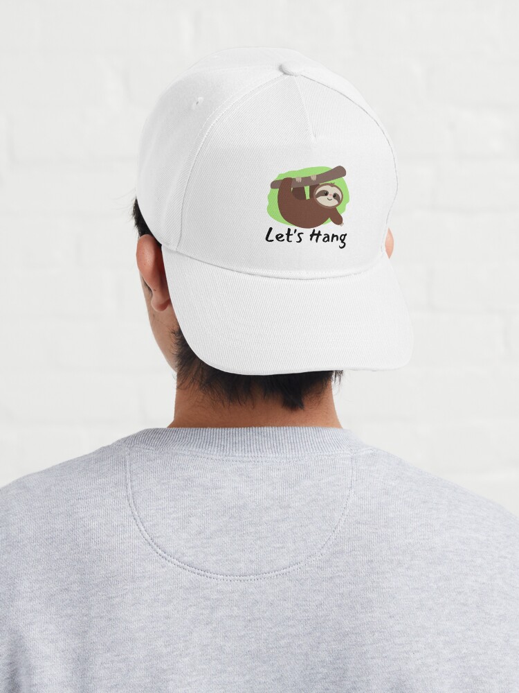 Let's Hang Sloth Cap for Sale by ThatMelon