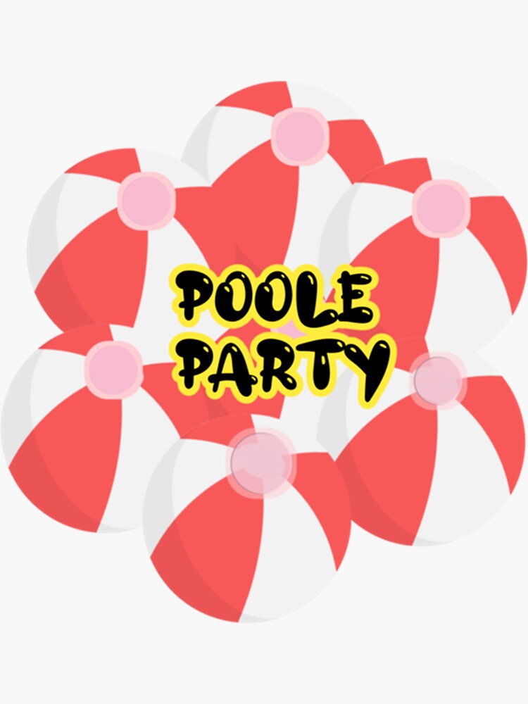 "Poole Part " Sticker for Sale by EmmyHanahe Redbubble