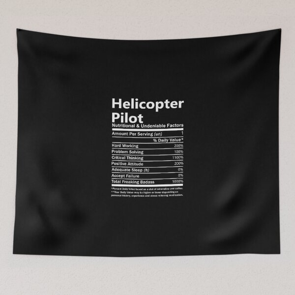 Item preview, Helicopter Pilot T Shirt - Nutritional And Undeniable Factors Gift Item Tee designed and sold by watkinsmat.