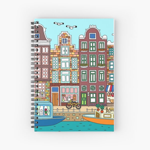 Amsterdam Spiral Notebook