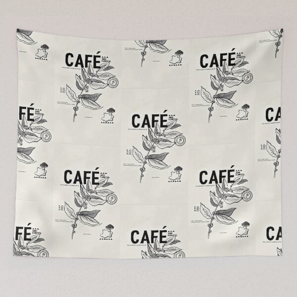 Item preview, Cafe Agro Florestal, Creme Aesthetic Poster designed and sold by lava-girl.